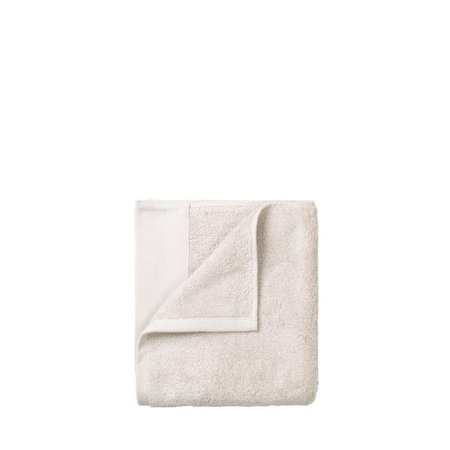 Blomus 69130 12 X 12 In. Riva Organic Terry Cloth Washcloth; Moonbeam - Set Of 4